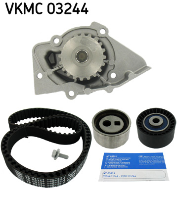 SKF VKMC03244 Vezérlés készlet, fogasszíj szett (szíj+görgők+víz